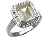 Image of 925 Silver Ladies Cubic Zirconia Ring