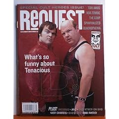 Sam Goody's REQUEST Magazine. Nov.-Dec., 2001. Special Cult Heroes Issue. Tenacious D and more.