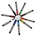 Liquid Chalk Markers-10-pack of Fluorescent Markers-high Quality Liquid Chalk Pens- Reversible Tip Markers-use Chisel Tip or Bullet Tip-easy Wet Erase Markers- Unleash Your Creativity on Windows-glass-whiteboards-blackboards-metal and More