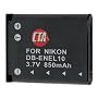 CTA Digital DB-ENEL10 EN-EL10 Rechargeable Lithium-Ion Battery (850mAh, 3.7V) Replacement for Nikon EN-EL10 Battery