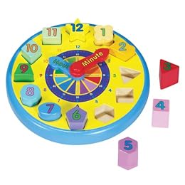 Melissa and Doug Wooden Shape Sorting Clock : Target