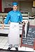 Chef Works Men's Morocco Chef Coat, Blue, X-Large