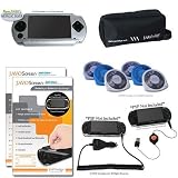 Sony Playstation Portable PSP Serious Gamer Car Charger Kit (Silver JAVOSkin)