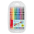STABILO Trio 2in1 10er Etui - Fasermaler und Fineliner in einem