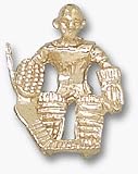 Hockey Goalie Charm - 14KT Gold Jewelry - B0000DZKPC
