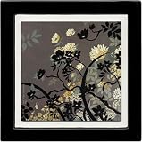 Kimono - Black Frame Drink Coasters - Style ANNW23