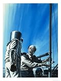 Wiley Post Was Once Forced Into an Emergency Landing and Had to Ask a Local Yachtsman For Help Giclee Poster Print by English School, 18x24