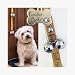 PoochieBells Classic Dog Potty Training Doorbell in Warm Gold and Brown, Best Friend Wording