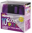 Memorex MF2HD 3.5" PC-Formatted High-Density Floppy Disks with File Box (Colors, 10-Pack)