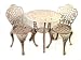 Kitchen & Housewares : Bistro Set - Rosette Sand