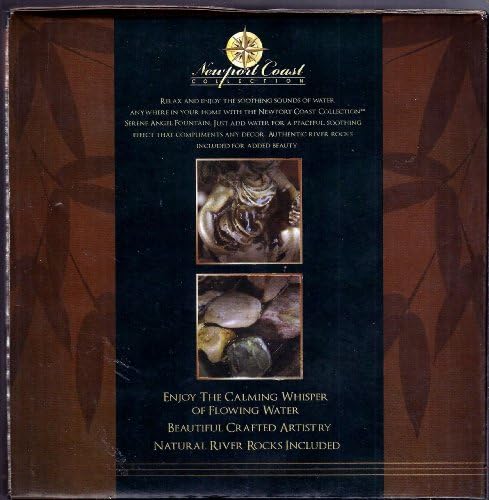 Serene Cherub Fountain Dual Power By NerwPort Coast Collection