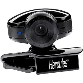 Hercules - Webcam Dualpix Exchange - Capteur VGA haute pr�cision - avec microphone