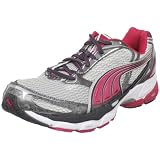 PUMA Women’s Complete Veris Running Sneaker,Aged Silver/Barberry/Dark Shadow,6.5 B US