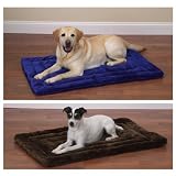 Slumber Pet Plush Mat Intermed 26x17 In Chocolate