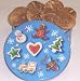 Scott's Cakes 1 lb. Snicker Doodle Cookies in a Christmas Cookie Tin