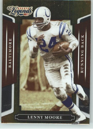 2008 Donruss Americana Sports Legends (Entertainment) Card # 142 Lenny Moore - Baltimore Colts - Football Card - Trading Card Shipped In Protective Screwdown Display Case!