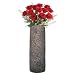 Handmade Decorative Eggshell Black Lacquer Vase (Thailand)