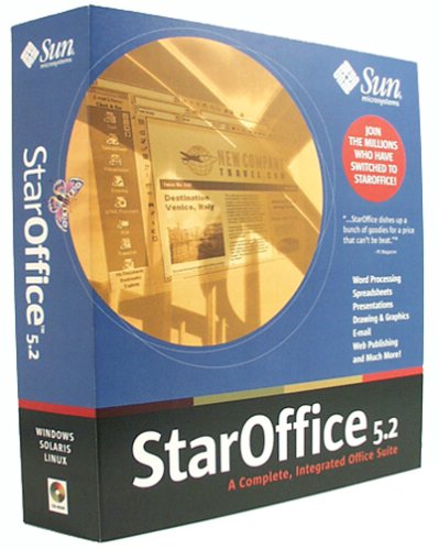 Software: Sun StarOffice 5.2 Deluxe