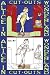 Art Poster, Alice in Wonderland: Young Man and Father William - Color Me! - 18.75 x 27.5