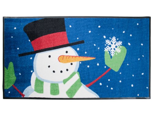 Use & Wash Weihnachtsmatten - Limitierte Sonderedition - Schneemann mit Flocke Use & Wash Weihnachtsmatten - Limitierte Sonderedition - Schneemann mit Flocke