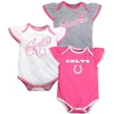 Newborn Indianapolis Colts 3 Piece Creeper Set (0/3M - 6/9m) 3-6 Months