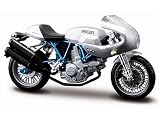 Review Maisto 05270 / Ducati 1000LE (Paul Smart) in Silver (1:18 scale) Diecast Model Motorbike