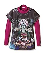 Byblos boys&girls Conjunto (Negro / Ciclamen)