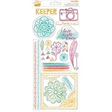 American Crafts Amy Tangerine Rise and Shine Transparent Stickers