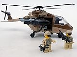 Modbrix 2329 - ★ US ARMY Black Hawk Hubschrauber inkl. custom US Special Forces Soldaten aus original Lego© Teilen ★ - 3