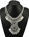 OVERMAL Women Bohemian Festival Jewelry Double Chain Coin Statement Necklace