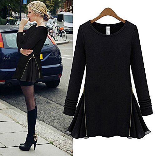 チュニック 長袖Tシャツ ウール ワンピース ブラウス 長袖 シャツ エレガンス セクシー キュート カジュアル パーティ ２次会 レディース 秋物 冬物 可愛いスカーフ付き R288