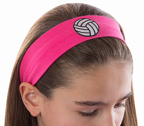 Volleyball Patch Cotton Stretch Headband