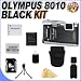 Olympus Stylus Tough-8010 14MP Digital Camera w/ 5x Optical Zoom (Black) W/8GB SDHC Memory Card + Extended Life LI50B Battery + Deluxe Case w/Strap + USB Card Reader + Memory Card Wallet + Accessory Saver Bundle!