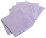 DII Waffle Microfiber Dishcloth, Lavender Set of 5