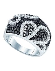 1.54CT BLACK DIAMOND FASHION BAND