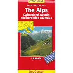 The Alps: Switzerland, Austria and Bordering Countries (GeoCenter Euro Map)