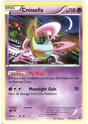 Pokemon - Cresselia (70/162) - XY BREAKthrough