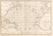 1786 LARGE FRENCH NAUTICAL MAP ATLANTIC OCEAN