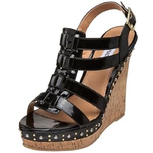 Steve Madden Women's Feaver Strappy Slingback Wedge