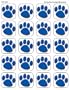 Teacher Created Resources Blue Paw Prints Stickers (5747)