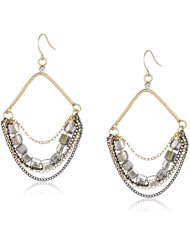 Kenneth Cole New York "Springtime Rose" Faceted Bead Chandelier Drop Earrings