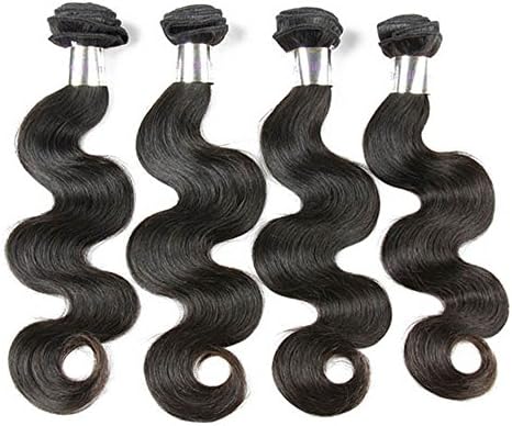CoolFar 12"12"14" 7A Brazilian hair weft body wave remy hair virgin human hair 3 bundles 300 gram natural black virgin Brazilian hair extension brazilian hair 3 bundles