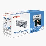 Canon PowerShot A460 Digital Camera & Selphy CP740 Photo Printer Bundle