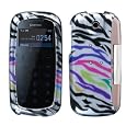 Color Zebra Design Hard Cover Snap_On Protector Case for Pantech Impact P7000