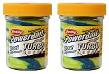 Berkley Power Bait Trout Bait Turbo Dough Blue Neon Forellen-Teig