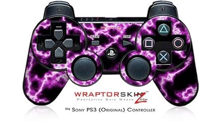 Sony PS3 Controller Skin - Electrify Hot Pink