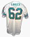 Jim Langer Autographed Custom Throwback Football Jersey Inscribed with HOF 87 and 17-0 (White)