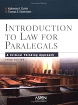 Introduction to Law for Paralegals: A Critical Thinking Approach