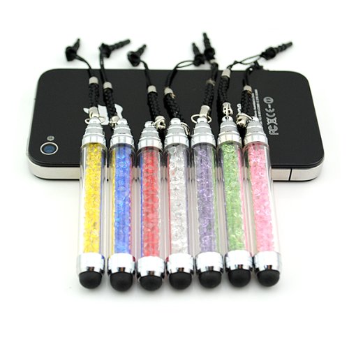 Hot selling 7X Crystal Stylus Touch Screen pen For for iPad and iPad2,ipod, iPhone 4 4G 4s, Kindle Fire, Droid Phones, Tablet, Samsung Note, Galaxy, Smartphones. Inside inserted with Crystals. Pretty & Functional! Best for home & business use! 7 PCS/ 7 Colours Hot selling 7X Crystal Stylus Touch Screen pen For for iPad and iPad2,ipod, iPhone 4 4G 4s, Kindle Fire, Droid Phones, Tablet, Samsung Note, Galaxy, Smartphones. Inside inserted with Crystals. Pretty & Functional! Best for home & business use! 7 PCS/ 7 Colours