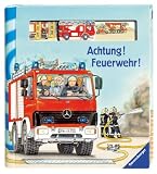 Achtung! Feuerwehr!: Mein gro&szlig;es Spielbuch. Schieben - Klappen - Drehen - Sabine Cuno